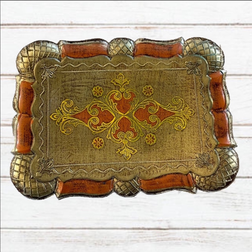 Vintage Florentia tray